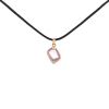 Pomellato Ritratto pendant in pink gold,  quartz and diamonds - 00pp thumbnail