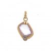 Pomellato Ritratto pendant in pink gold,  quartz and diamonds - 360 thumbnail