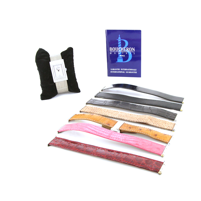 Reloj Boucheron Reflet  modelo mediano de acero Circa  2000