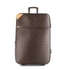 Louis Vuitton Pegase 65 cm soft suitcase in monogram canvas and natural leather - 360 thumbnail