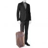 Louis Vuitton Pegase 65 cm soft suitcase in monogram canvas and natural leather - Detail D1 thumbnail