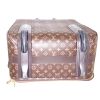 Louis Vuitton Pegase 65 cm soft suitcase in monogram canvas and natural leather - Detail D4 thumbnail