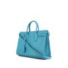Saint Laurent Sac de jour small model handbag in blue leather - 00pp thumbnail