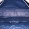 Chanel 2.55 handbag in pigeon blue patent quilted leather - Detail D3 thumbnail