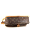 Louis Vuitton Sologne messenger bag in brown monogram canvas and natural leather - Detail D4 thumbnail