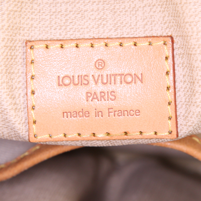 Louis Vuitton Trouville handbag in brown monogram canvas and natural leather - Detail D3