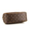 Louis Vuitton Trouville handbag in brown monogram canvas and natural leather - Detail D4 thumbnail