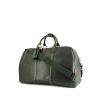 Bolsa de viaje Louis Vuitton Kendall en cuero taiga verde - 00pp thumbnail
