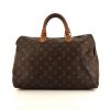 Louis Vuitton Speedy 35 handbag in monogram canvas and natural leather - 360 thumbnail