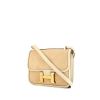 Hermes Constance handbag in beige raphia and cream color leather - 00pp thumbnail