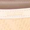 Bolso de mano Hermes Constance en raffia beige y cuero color crema - Detail D4 thumbnail
