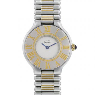 Cartier Must 21 watch in vermeil Ref:  9010 Circa  1990