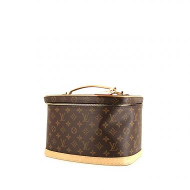 Louis Vuitton Nice vanity case in monogram canvas and natural leather