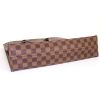 Louis Vuitton Louis Vuitton Sac Plat shopping bag in brown damier canvas and brown leather - Detail D4 thumbnail