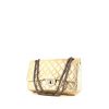 Chanel 2.55 handbag in gold quilted leather - 00pp thumbnail
