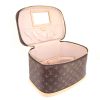 Louis Vuitton Nice vanity case in monogram canvas and natural leather - Detail D4 thumbnail