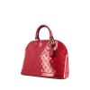 Bolso de mano Louis Vuitton Alma modelo mediano en charol Monogram rosa - 00pp thumbnail
