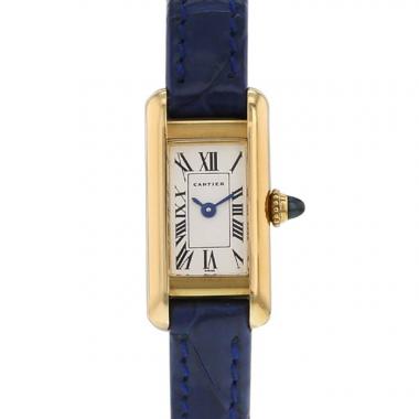 Montre Cartier Mini Tank en or jaune Ref :  828004 Vers  1990