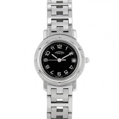 Hermes Clipper watch in stainless steel Ref:  CL4.210 Circa  2000