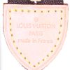 Louis Vuitton Pochette cosmétique in tela monogram marrone e pelle naturale - Detail D3 thumbnail