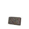 Portafogli Louis Vuitton Zippy in tela monogram cerata nera con motivo - 00pp thumbnail