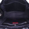 Shopping bag Valentino Rockstud in pelle nera decorazioni con borchie - Detail D3 thumbnail