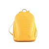 Mochila Louis Vuitton Mabillon en cuero Epi amarillo - 360 thumbnail