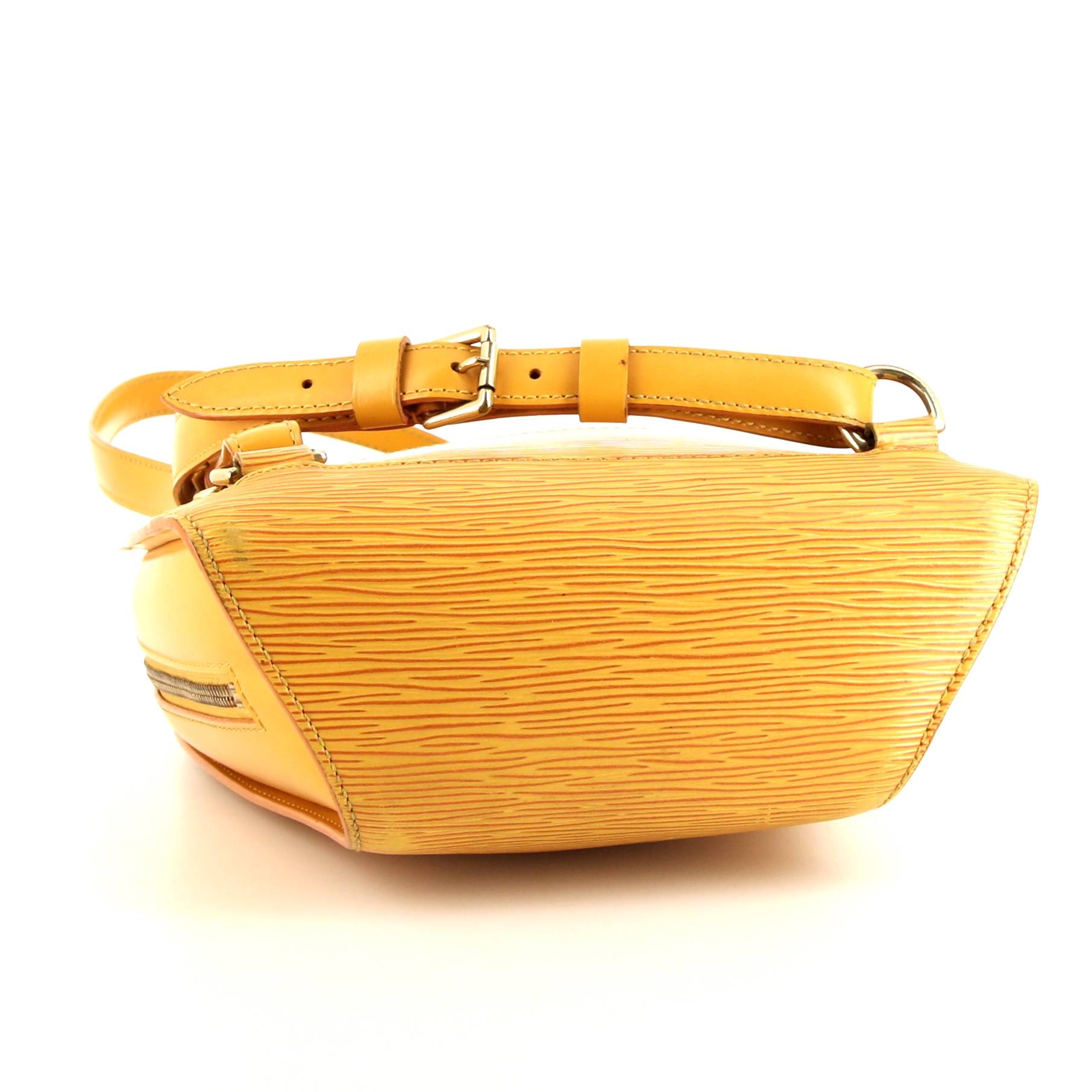 Louis Vuitton Mabillon backpack in yellow epi leather - Detail D4