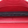 Borsa a tracolla Gucci Interlocking G in pelle martellata rossa - Detail D2 thumbnail