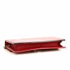 Bolso bandolera Gucci Interlocking G en cuero granulado rojo - Detail D4 thumbnail