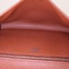 Bolsito de mano Louis Vuitton en lona Monogram marrón y cuero marrón - Detail D2 thumbnail