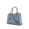 Prada Galleria handbag in blue leather - 00pp thumbnail