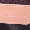 Borsa Dior Saddle in tessuto a monogramma Oblique marrone e pelle naturale - Detail D3 thumbnail