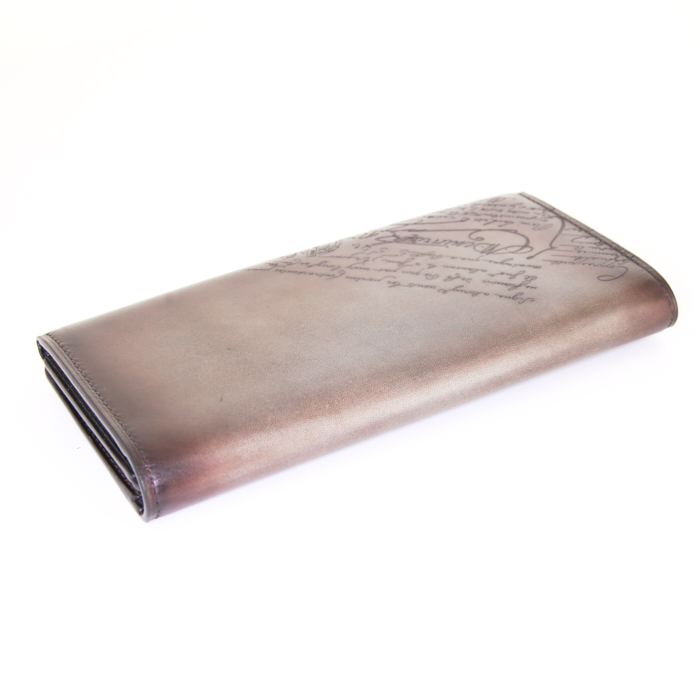 Berluti wallet in brown smooth leather - Detail D4