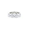 Sortija Chanel Matelassé en oro blanco y diamantes - 00pp thumbnail