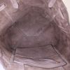 Shopping bag Céline Cabas Phantom in pelle martellata color talpa - Detail D2 thumbnail