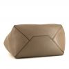 Céline Cabas Phantom shopping bag in taupe grained leather - Detail D4 thumbnail