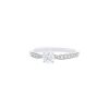 Tiffany & Co Harmony solitaire ring in platinium and diamonds - 00pp thumbnail