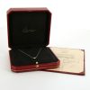 Collar Cartier Etincelle en oro blanco y diamantes - Detail D2 thumbnail