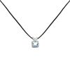 Chaumet Lien pendant in white gold, diamonds and aquamarine - 00pp thumbnail