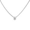 Chaumet Lien XS model necklace in white gold and diamonds - 00pp thumbnail