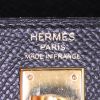 Borsa Hermes Kelly 25 cm in pelle Epsom nera - Detail D4 thumbnail
