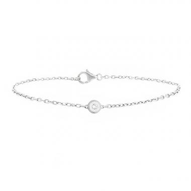 Brazalete Cartier Diamant Léger en oro blanco y diamante