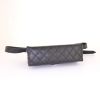 Chanel clutch-belt in black quilted grained leather - Detail D4 thumbnail