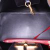 Valentino Garavani Escape shopping bag in brown and black leather - Detail D3 thumbnail