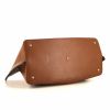 Valentino Garavani Escape shopping bag in brown and black leather - Detail D5 thumbnail