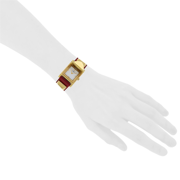 Hermes Médor watch in gold plated Circa  2000 - Detail D1