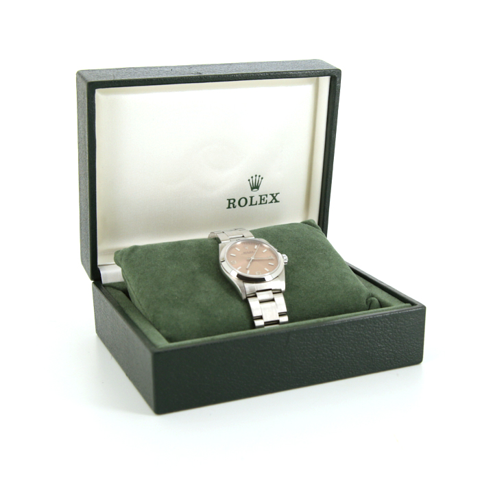 Reloj Rolex Lady Oyster Perpetual de acero Ref :  77080 Circa  1998 - Detail D2