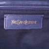 Borsa Yves Saint Laurent Chyc in pelle blu marino imitazione lucertola - Detail D3 thumbnail