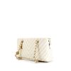 Chanel Grand Shopping handbag in beige chevron quilted leather - 00pp thumbnail